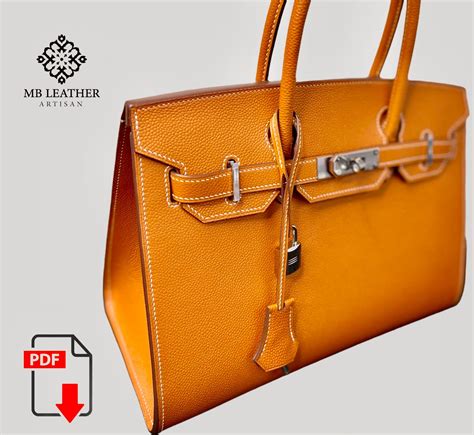 birkin bag pattern pdf|birkin inspired bag italian.